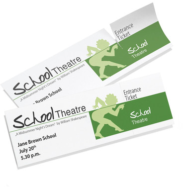 SIGEL Eintrittskarten, Abriss weiss LP714 3C,225g,180x55mm,100ST=20BL