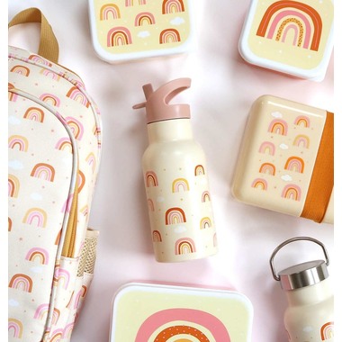 ALLC Trinkflasche Regenbogen DBSSRA37 gelb