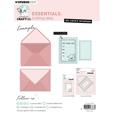 SIZZIX Stanzformen CCL-ESCD1054 Karte & Kuvert 6 Stück