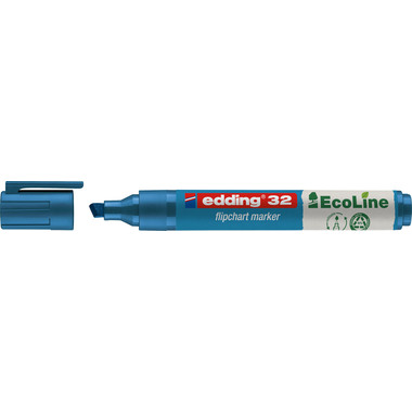 EDDING Flipchart Marker 32 1-5mm 32-3 bleu, Eco Line