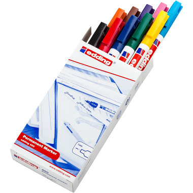 EDDING Permanent Marker 400 400-99 10 Farben