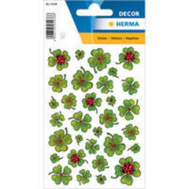 HERMA Etiketten Decor 84x120mm 5438 Kleeblätter 3 Stück