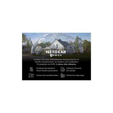 Netgear Sistema Mesh Orbi 970 RBE972SB-100EUS Set da 2, Nero