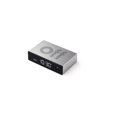 Lexon Digital Alarm Clock Flip Premium Dark Gray
