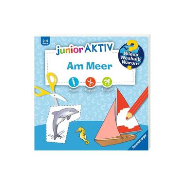 Ravensburger libro per bambini WWW junior ATTIVO: Al mare