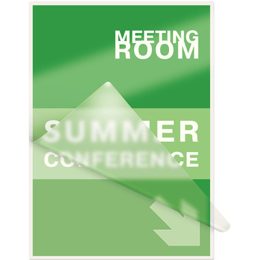 LEITZ Laminiertasche A4 33872 glanz, 80my, selbstkl. 100 Stk