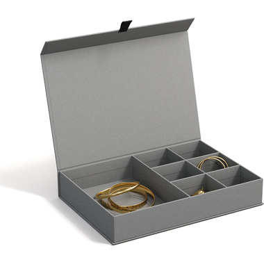BIGSO BOX OF SWEDEN Boîte à bijoux Jolie 706154101TAB gris 26.5x19x7cm