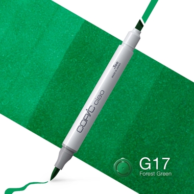 COPIC Marker Ciao 2207523 G17 - Forest Green