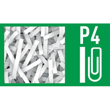 LEITZ Aktenvernichter IQ Protect 8092-20-00 10X, P-4, 18lt