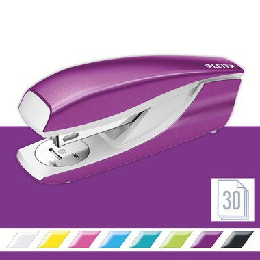 LEITZ Locher/Hefter WOW 5095 5095-10-62 violett, Bundle 30 Blatt