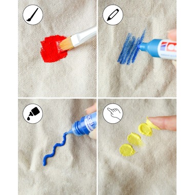 I AM CREATIVE Borsa da toilette 19x9x8.5cm 1212.13 natura, cotone