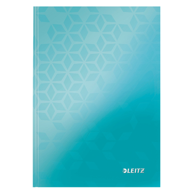 LEITZ Notizbuch WOW A5 46271051 liniert, 90g eisblau