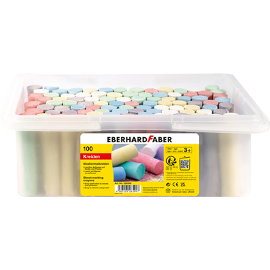 EBERHARD FABER Craie 526599 100 couleurs ass.