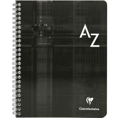 CLAIREFONTAINE Spiralheft mit Index ass. A5 8549 5mm 90 Blatt