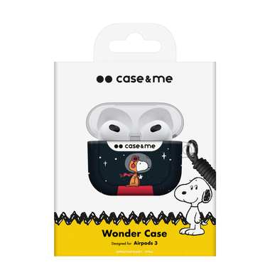 Custodia Peanuts Apple AirPods 3 con laccio | case&me