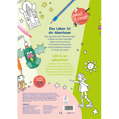 PELIKAN super livre de coloriage 101523 A4 100g/m2