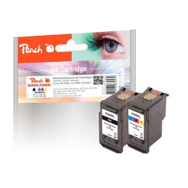 Peach Multi Pack compatible with Canon PG-545XL, CL-546XL, 8286B001, 8288B001