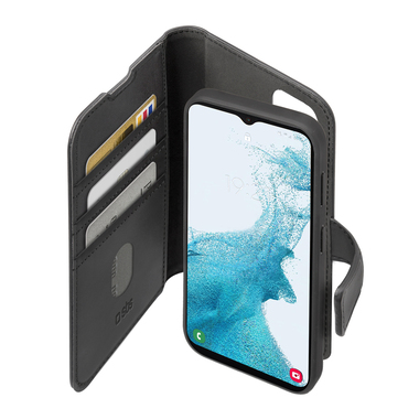 Book case with cover and cardholder pockets