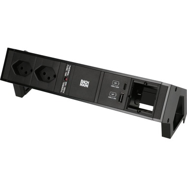 Bachmann multipresa da tavolo DESK 2, 2x T13, 1x USB A/C, 1x Custom