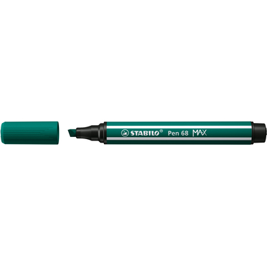 STABILO Stylo Fibre 68 MAX 2+5mm 768/53 bleu-vert