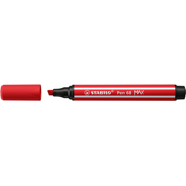 STABILO Penna Fibra 68 MAX 2+5mm 768/48 rosso carmin