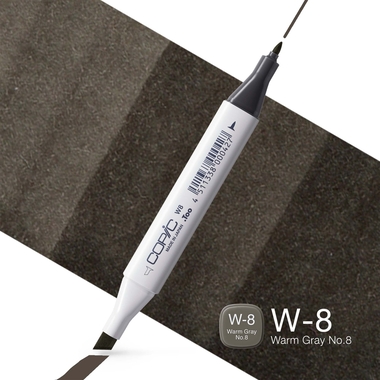 COPIC Marker Classic 20075112 W-8 - Warm Grey No.8