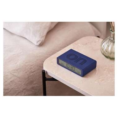 Lexon Sveglia Digitale Flip Classic Blu Scuro