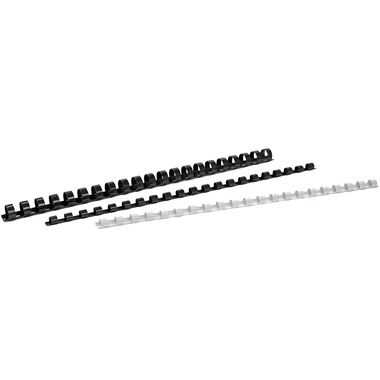 BÜROLINE Plastikbinderücken 12mm A4 351391 rot 100 Stück