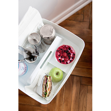 LEITZ MyBox Organiser Gross 53220001 mit Griff weiss