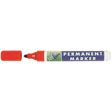 BÜROLINE Permanent Marker 1-4mm 222255 rot