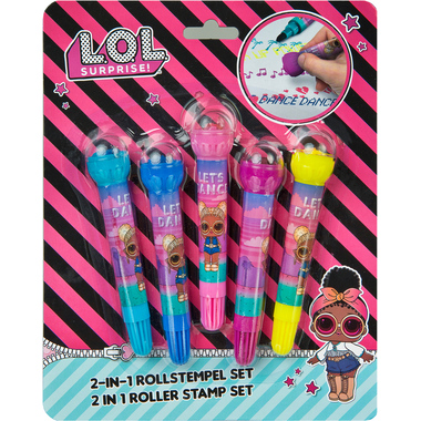 UNDERCOVER Set di timbri a rullo 2 in 1 LOLO0743 LOLO Surprise