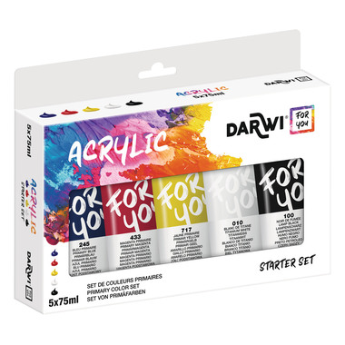 DARWI Acrylfarbe 75ml DF5150005K01C primär 5 Stück