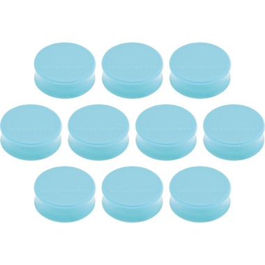 MAGNETOPLAN Magnet Ergo Large 10Stk. 16650103 babyblau 34x17.5mm