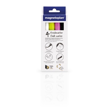 MAGNETOPLAN Gesso rotondo 0,5-4mm 12308 4 colori ass.