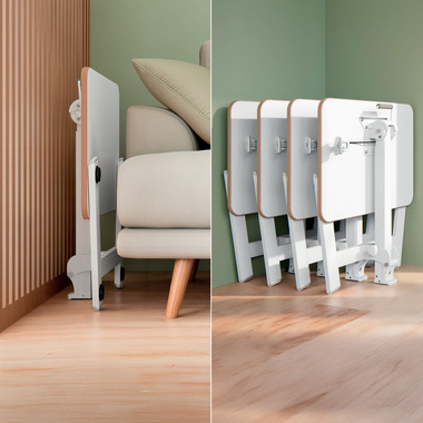 LEITZ Sitz-/Steh-Schreibtisch Ergo 6588-00-01 Weiss, Höhenverstellbar