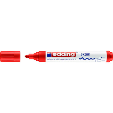 EDDING Textil-Marker 4500 2-3mm 4500-2 rot