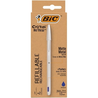 BIC Kugelschreiber Crystal 0.32mm 997202 blau / ReNew