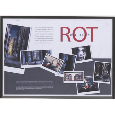 MAGNETOPLAN Cadre aimant magnetofix A3 1130403 bleu 5 pcs.