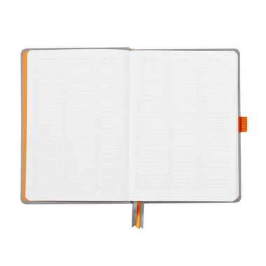 RHODIA Goalbook Carnet A5 118570C Hardcover argenté 240 f.