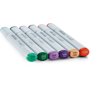 COPIC Marker Sketch 21075663 Set Secondary Tones, 6 Stück