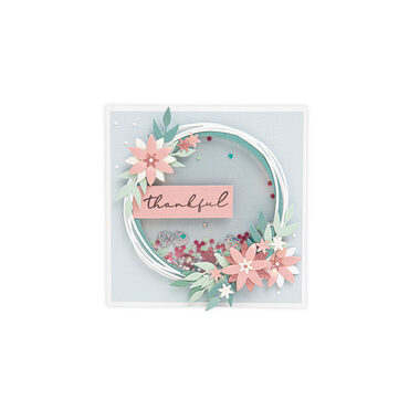 SIZZIX Stanzformen Winterkranz 666026 15er Set