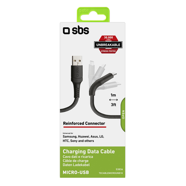 Anti-Tangle-Kabel USB – Micro-USB