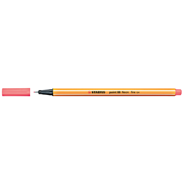 STABILO Fineliner Point 88 0.4mm 88/040 neonrot