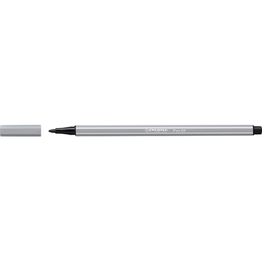 STABILO Stylo Fibre Pen 68 1mm 68/95 gris moyen