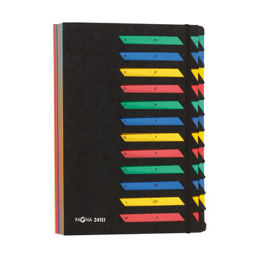 PAGNA Deskorganizer A4 24151-04 schwarz A-Z