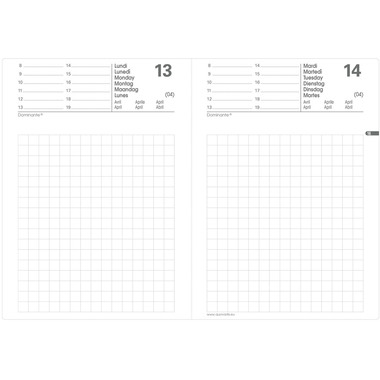 QUO-VADIS Agenda Impala Maor 2026 283027Q 1T/S schwarz ML 8.5x13cm