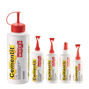 CEMENTIT Colle bricolage 1kg 103081-081WE blanc