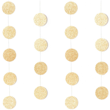 RICO DESIGN Girlande 2m 99001.84.77 Gold glitzer