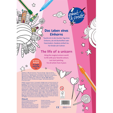PELIKAN livre coloriage avec stickers 101530 A4 100g/m2