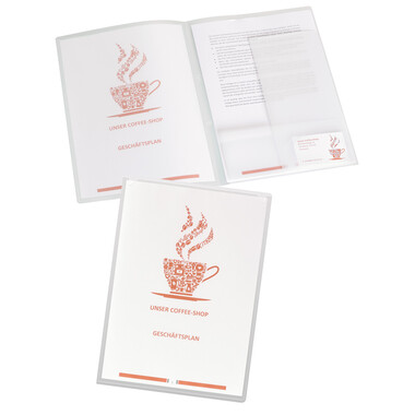 KOLMA Präsentationsmappe Vario A4 10.010.00 transparent, Fronttasche